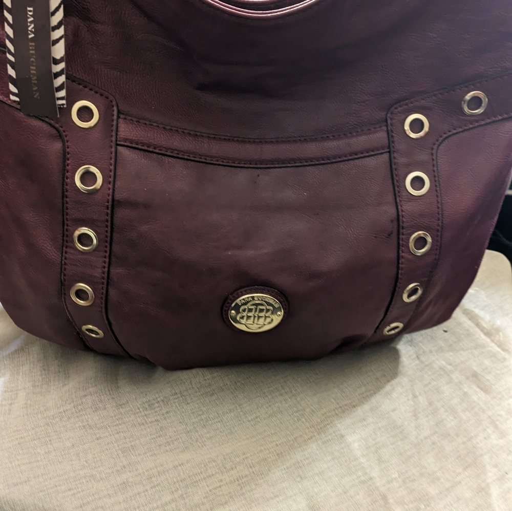 Dana Buchman leather hobo bag NWT